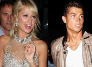 Paris Hilton and ronaldo