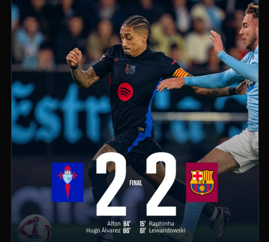 Barcelona Player Ratings vs Celta Vigo