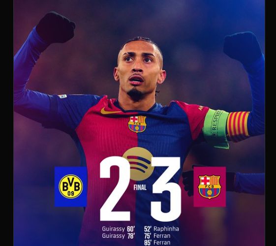 Barcelona vs Borussia Dortmund