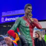 Cristiano Ronaldo Statue Times Square 40th Birthday