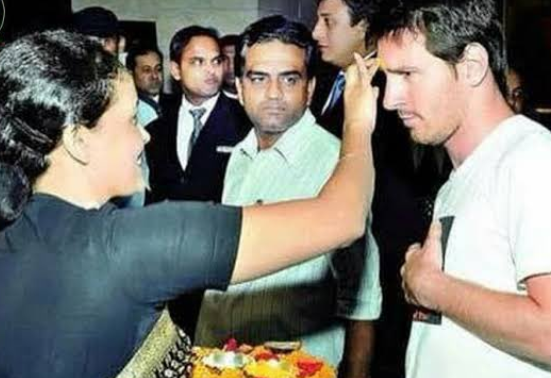 Lionel Messi India cricket match