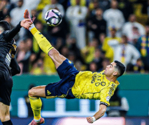 Cristiano Ronaldo overhead kick Al-Nassr 2025