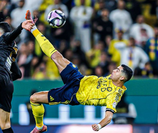 Cristiano Ronaldo overhead kick Al-Nassr 2025